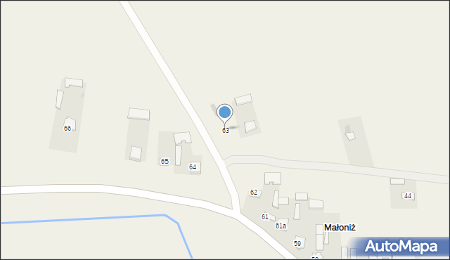 Małoniż, Małoniż, 63, mapa Małoniż