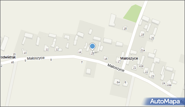 Małoszyce, Małoszyce, 15, mapa Małoszyce