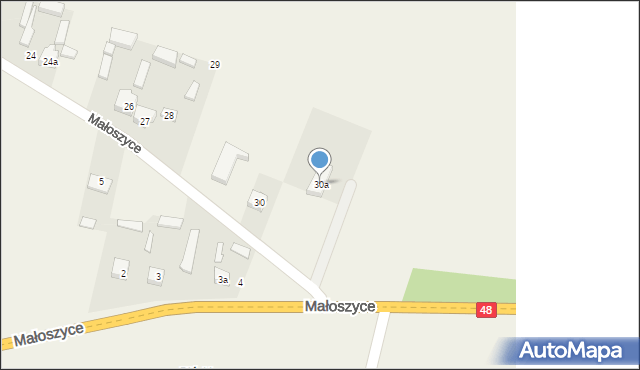 Małoszyce, Małoszyce, 30a, mapa Małoszyce