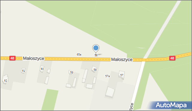 Małoszyce, Małoszyce, 56, mapa Małoszyce