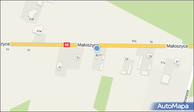 Małoszyce, Małoszyce, 60, mapa Małoszyce