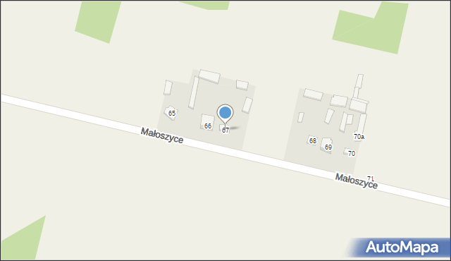 Małoszyce, Małoszyce, 67, mapa Małoszyce