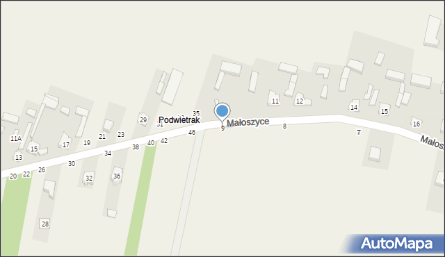 Małoszyce, Małoszyce, 9, mapa Małoszyce