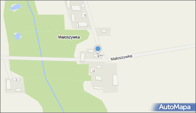 Małoszywka, Małoszywka, 4, mapa Małoszywka