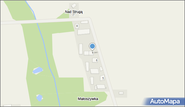 Małoszywka, Małoszywka, 7, mapa Małoszywka