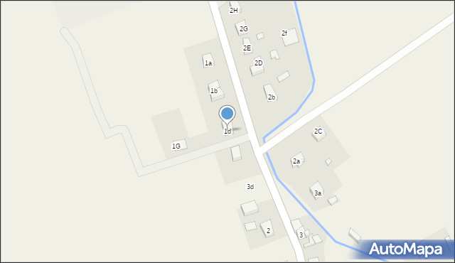 Małowice, Małowice, 1d, mapa Małowice