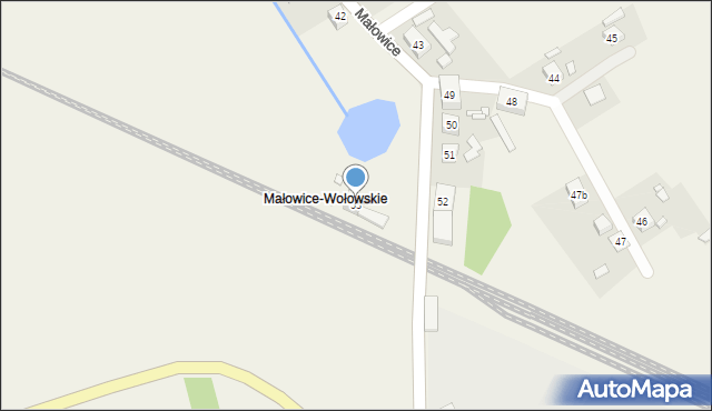 Małowice, Małowice, 53, mapa Małowice