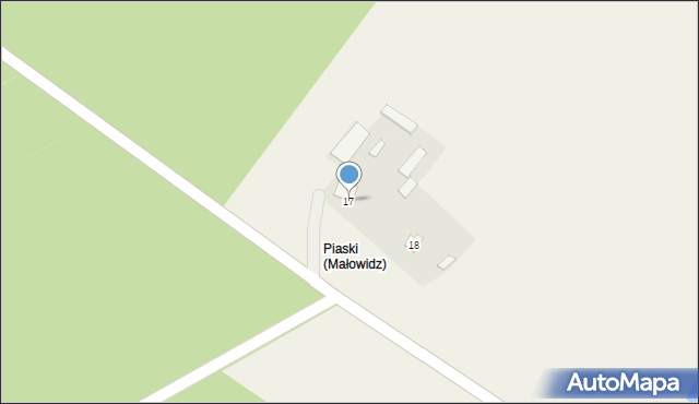 Małowidz, Małowidz, 17, mapa Małowidz