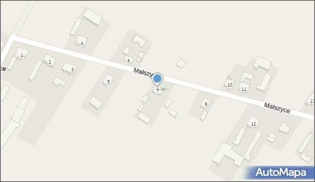 Małszyce, Małszyce, 7, mapa Małszyce