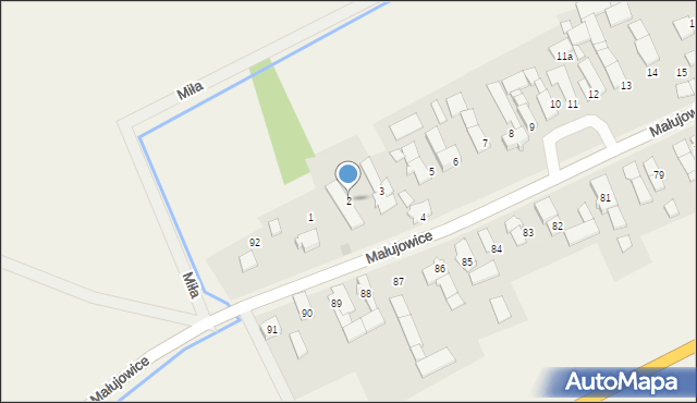 Małujowice, Małujowice, 2, mapa Małujowice