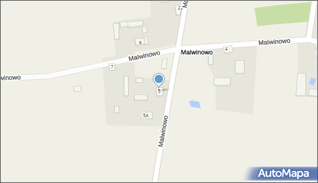 Malwinowo, Malwinowo, 5, mapa Malwinowo
