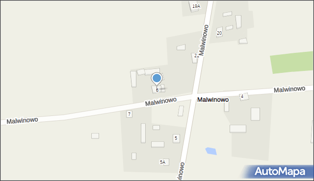 Malwinowo, Malwinowo, 6, mapa Malwinowo