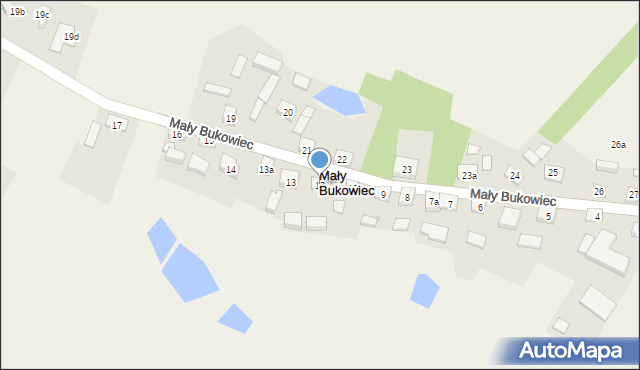 Mały Bukowiec, Mały Bukowiec, 12, mapa Mały Bukowiec