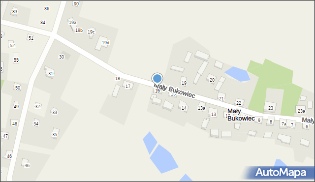 Mały Bukowiec, Mały Bukowiec, 16, mapa Mały Bukowiec