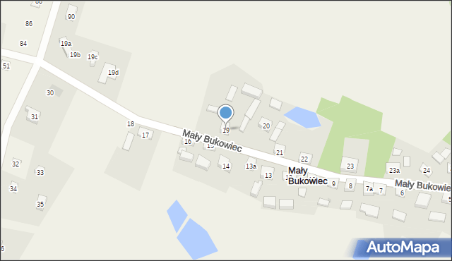 Mały Bukowiec, Mały Bukowiec, 19, mapa Mały Bukowiec