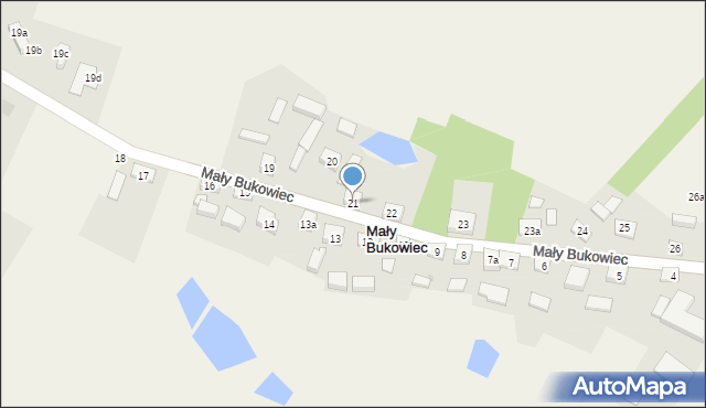 Mały Bukowiec, Mały Bukowiec, 21, mapa Mały Bukowiec