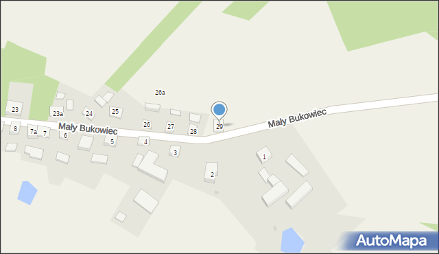 Mały Bukowiec, Mały Bukowiec, 29, mapa Mały Bukowiec