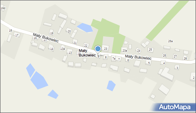 Mały Bukowiec, Mały Bukowiec, 9, mapa Mały Bukowiec