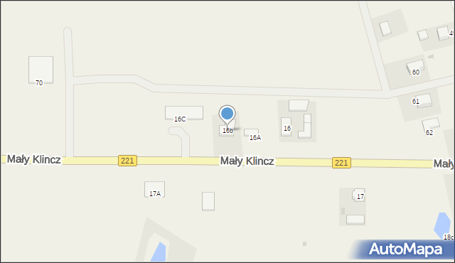 Mały Klincz, Mały Klincz, 16b, mapa Mały Klincz