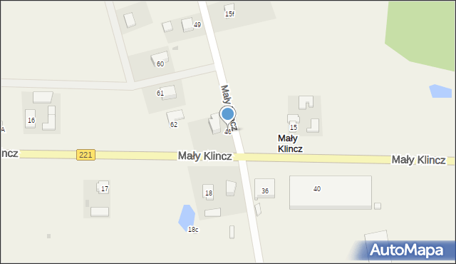 Mały Klincz, Mały Klincz, 46, mapa Mały Klincz