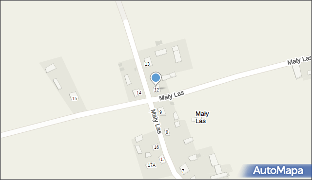 Mały Las, Mały Las, 12, mapa Mały Las
