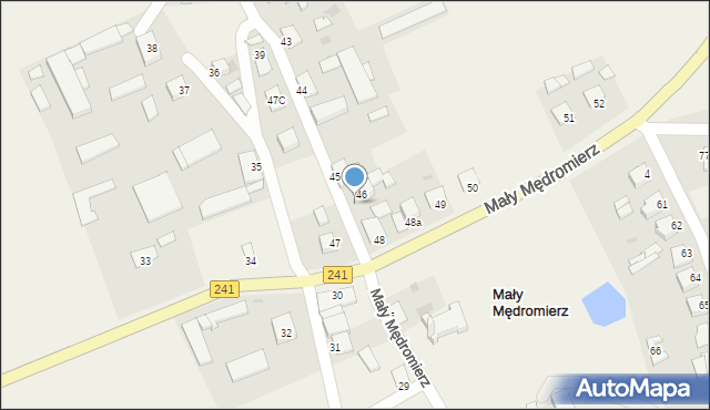 Mały Mędromierz, Mały Mędromierz, 46a, mapa Mały Mędromierz