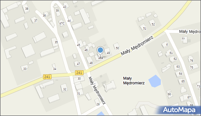 Mały Mędromierz, Mały Mędromierz, 48a, mapa Mały Mędromierz