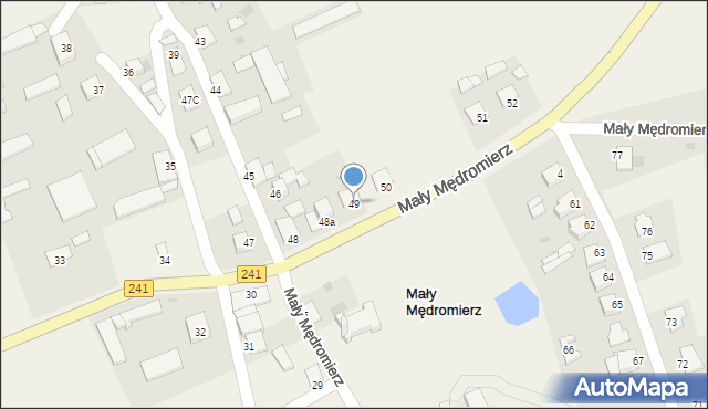 Mały Mędromierz, Mały Mędromierz, 49, mapa Mały Mędromierz