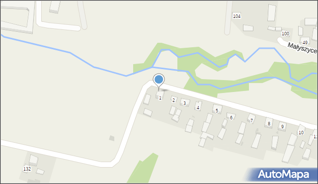 Małyszyce, Małyszyce, 1, mapa Małyszyce