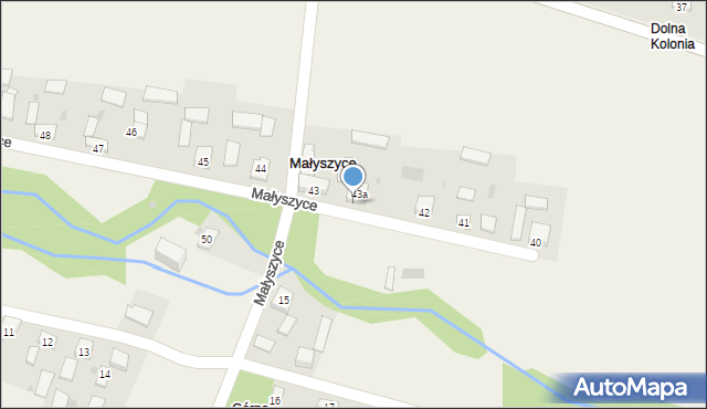 Małyszyce, Małyszyce, 43a, mapa Małyszyce