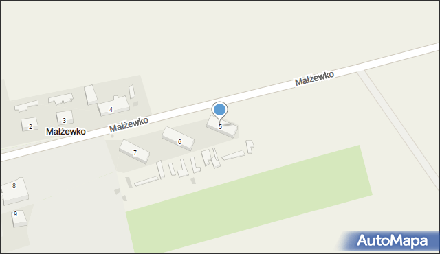 Małżewko, Małżewko, 5, mapa Małżewko