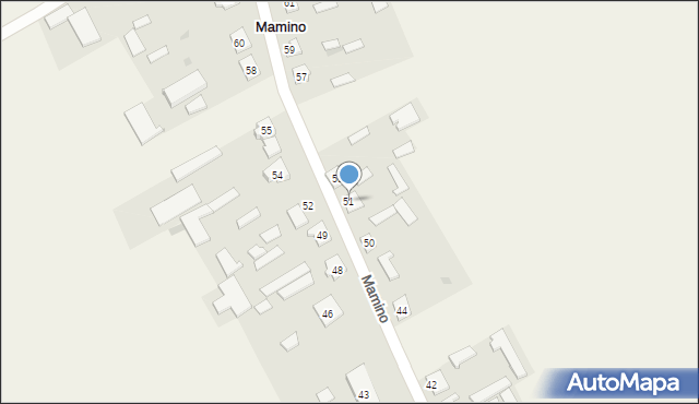 Mamino, Mamino, 51, mapa Mamino