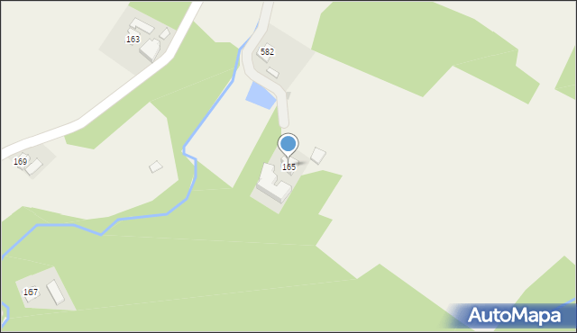 Manasterz, Manasterz, 165, mapa Manasterz