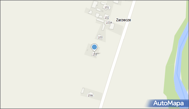 Manasterz, Manasterz, 133, mapa Manasterz