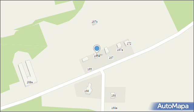 Manasterz, Manasterz, 165a, mapa Manasterz