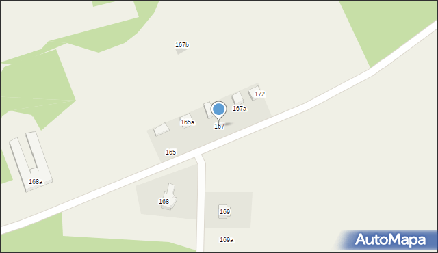 Manasterz, Manasterz, 167, mapa Manasterz