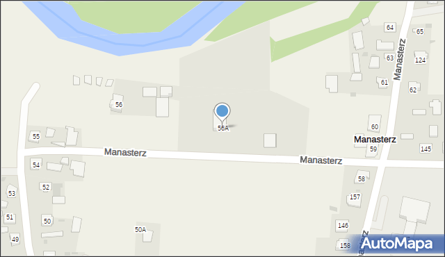 Manasterz, Manasterz, 56A, mapa Manasterz