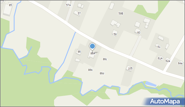 Manasterzec, Manasterzec, 86A, mapa Manasterzec