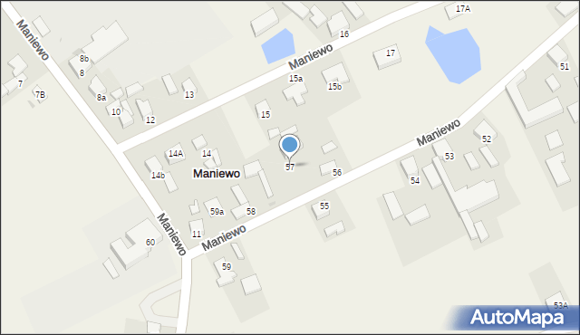 Maniewo, Maniewo, 57, mapa Maniewo