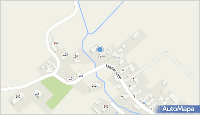 Mańkowice, Mańkowice, 2, mapa Mańkowice