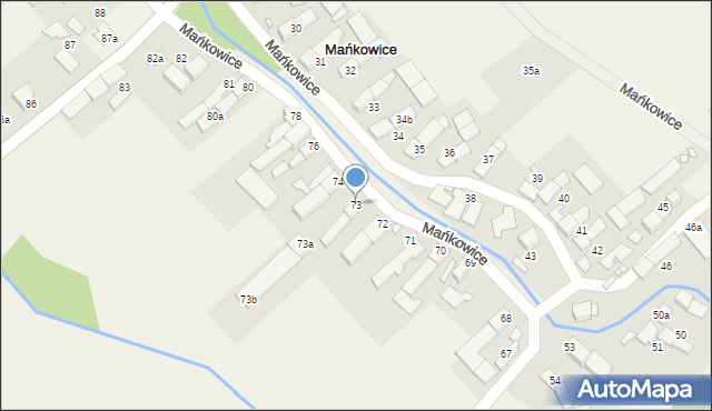 Mańkowice, Mańkowice, 73, mapa Mańkowice