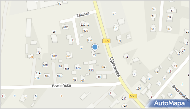 Mańkowo, Mańkowo, 63, mapa Mańkowo
