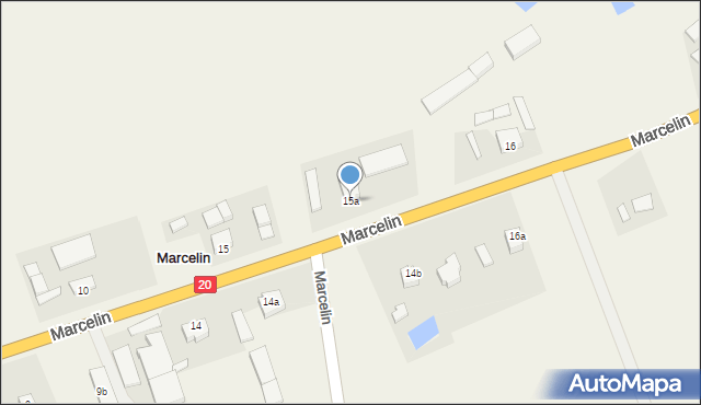 Marcelin, Marcelin, 15a, mapa Marcelin
