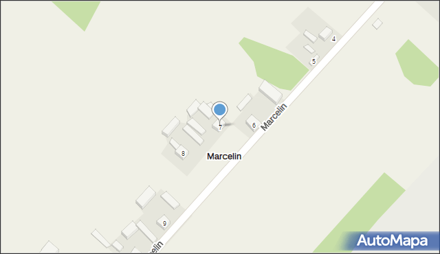 Marcelin, Marcelin, 7, mapa Marcelin