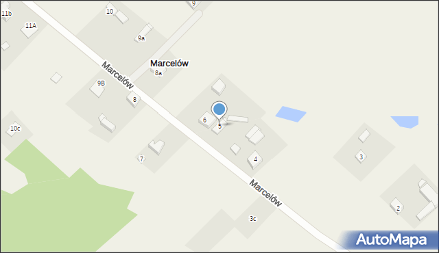 Marcelów, Marcelów, 5, mapa Marcelów