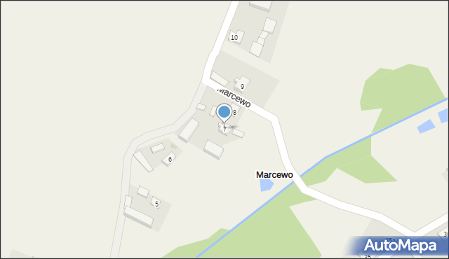 Marcewo, Marcewo, 7, mapa Marcewo