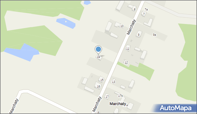 Marchaty, Marchaty, 14, mapa Marchaty