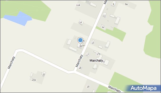 Marchaty, Marchaty, 16, mapa Marchaty