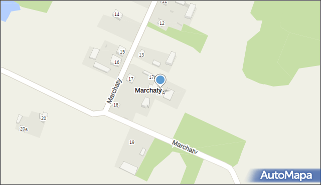 Marchaty, Marchaty, 17A, mapa Marchaty