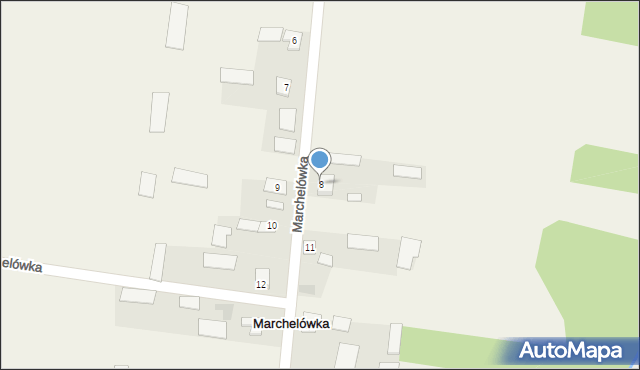 Marchelówka, Marchelówka, 8, mapa Marchelówka